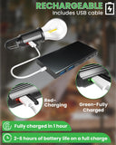 T01 Type-C Rechargeable LED Camping Bulb – Portable Hanging Warm Light Tent Lamp