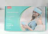 360 Degree Relaxation Electric Head Massager With Air Compression Kneading Heat Therapy Type C Port Rechargeable