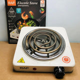 Electric Stove For Cooking, Hot Plate Heat Up In Just 2 Mins, Easy To Clean, (Random Color )