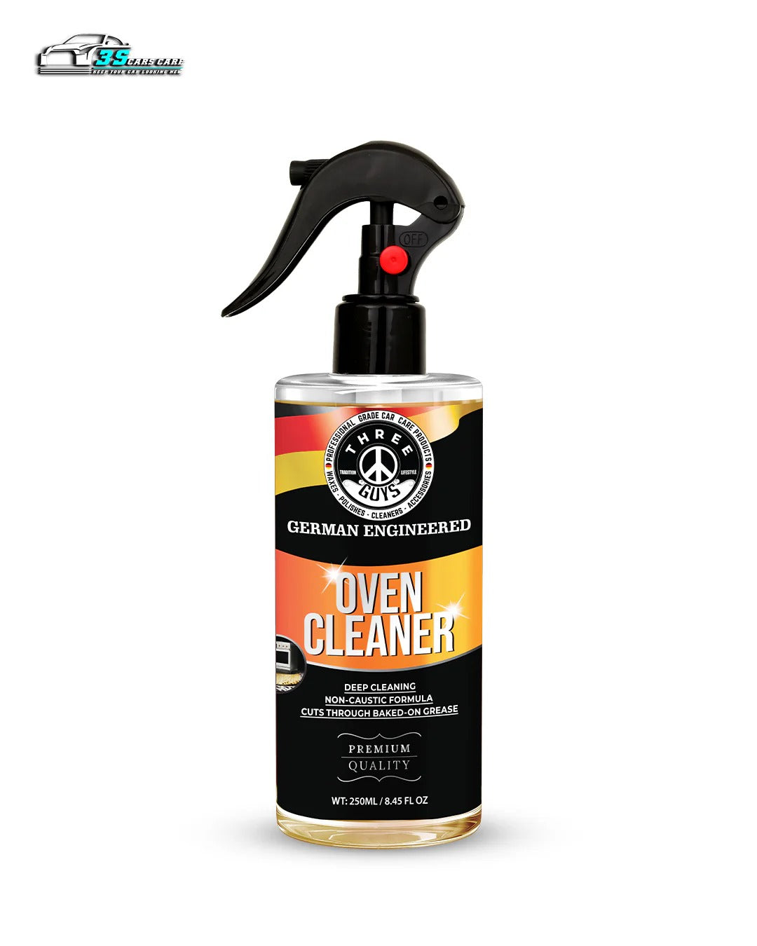 Oven Cleaner – Heavy-Duty Grease & Spill Remover | THREE GUYS - German Engineered (250)