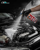 THREE GUYS Engine Cleaner & Degreaser | Foaming Formula | German Engineered Fast-Dry Spray (250ml)