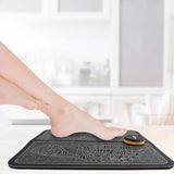 pack Of 2 Ems Butterfly Portable Neck Massager Rechargeable, And  Ms Foot Massager Pad Improve Blood Circulation