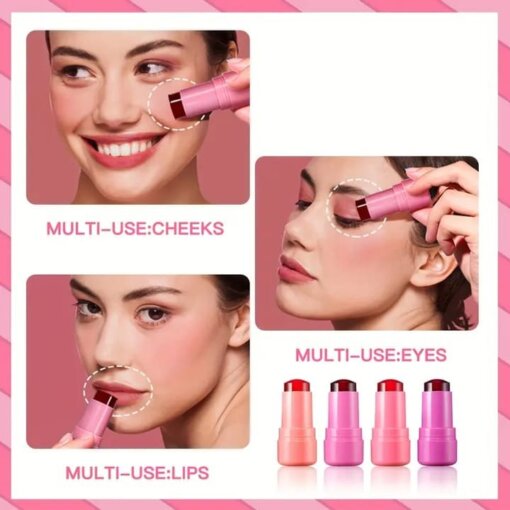 Pack Of 4 Pcs Romantic May Jelly Tint Blush Stick