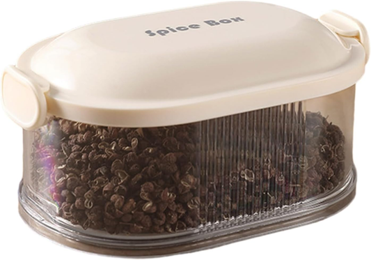 4 Layers Multi-Layered Seasoning Spice Storage Box, Seasoning Storage Box, Multi Tableware Set Accessories For Outdoor BBQ Picnic (Random Color)