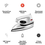 Iron Light Weight Random Color Iron Pro - Istri - Dry Iron - Electric Iron - Best For Traveling - 220volt - 1000 Watt - Fast And Efficient - Powerful Pressing - For All Fabrics - Garment Presses
