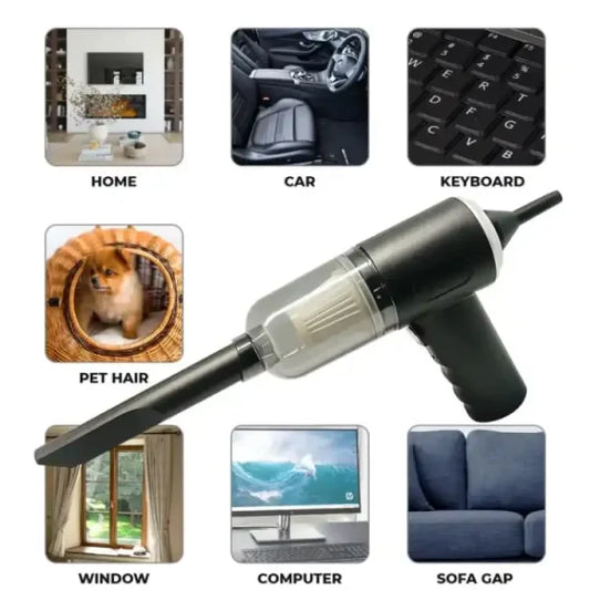 3 In 1 Portable Vacuum Cleaner Wireless Hand-Held Cleaning For Car Home (As 228)