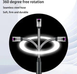 Rechargeable USB Electric Candle Lighter – Windproof Flameless Plasma Arc Lighter With 360° Flexible Long Neck