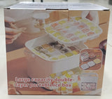 Box Mold Ice Storage Double Layer Ice Cube Tray With Handle Rapid Release Inventive Cold Drink Freezer Tool