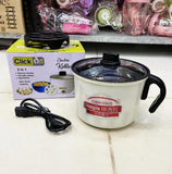 Click On 3-In-1 Multi-Functional Electric Kettle – Noodle Maker, Egg Boiler & Hot Pot With Non-Stick Coating