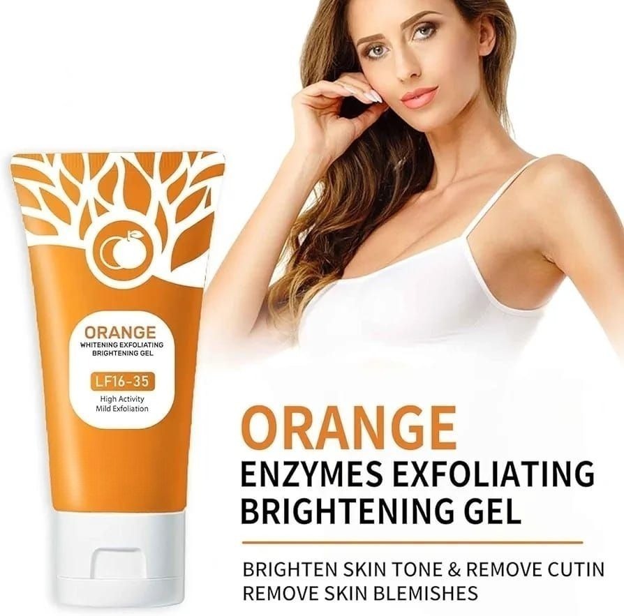 Orange Enzyme Exploiting Gel – Brightening, Exfoliating & Nourishing Citrus Skincare For Radiant, Healthy, Glowing Complexion Every Day (80g)