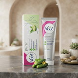 Veet Pure Hair Removal Cream For Dry Skin 100g Is Specially Formulated To Provide Gentle And Effective Hair Removal