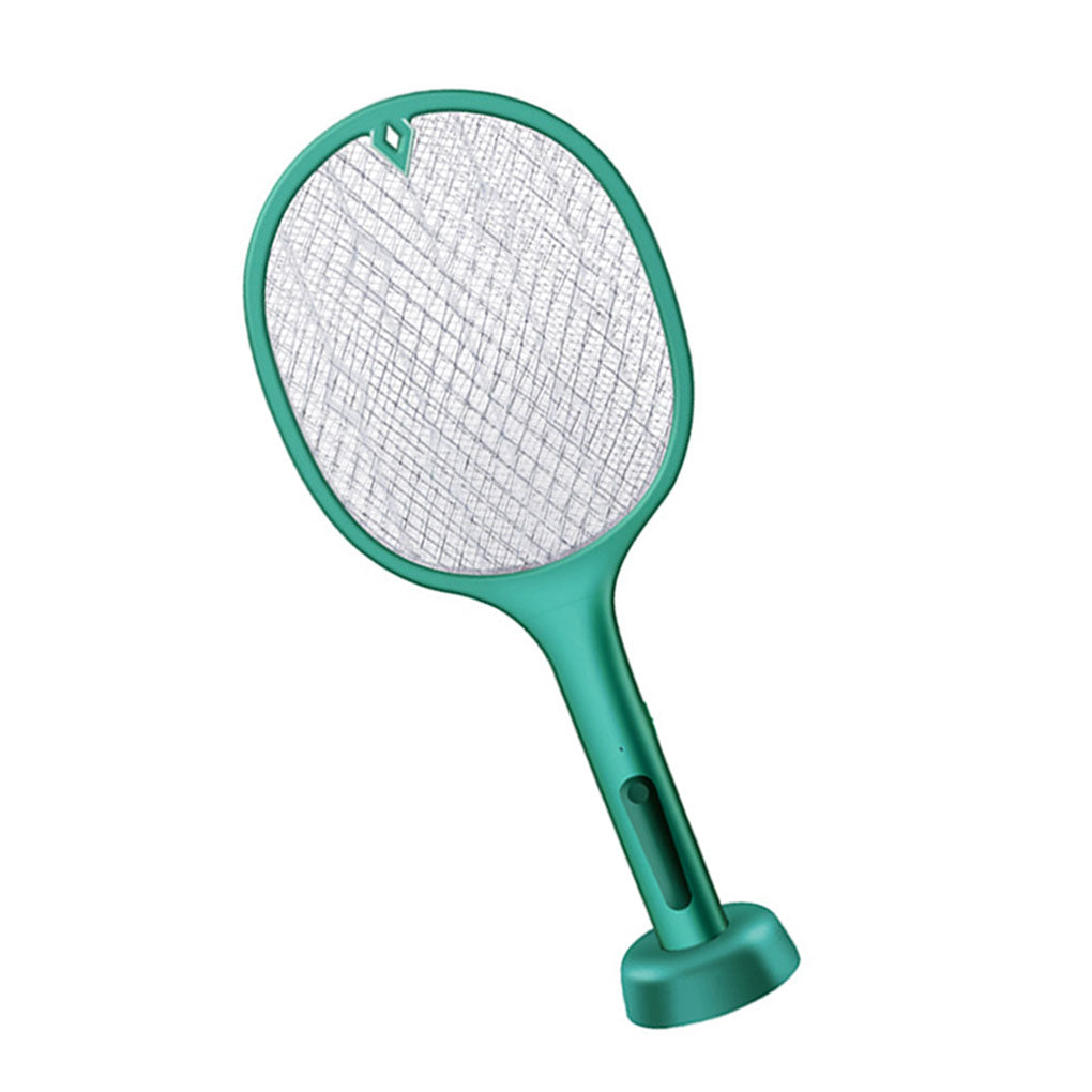 Mosquito Racket Electric Fly Swatter Powerful USB Rechargeable Grid 3-Layer Mesh Home Fly Killer Lamp (Random Color)