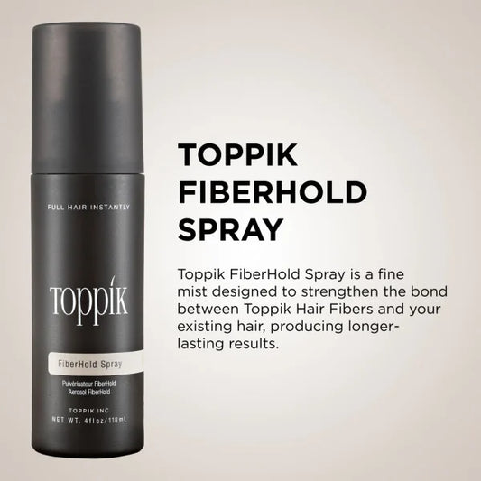 Toppik Hair Fiber Holding Spray, Instant Fuller Looking Hair - 118ml