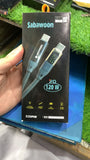 Sabawoon Type-C To Type-C 120W Fast Charging Cable – Ultra-Durable, Super-Speed Power Delivery