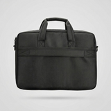Premium 17-Inch Oxford Fabric Laptop Bag – Spacious Plain Black Waterproof Office Messenger Briefcase
