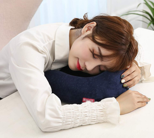 Imported U Shaped Pillows For Sleeping - Portable Travel Neck Pillows For Adults - Neck Pillow For Flight, Car & Home - Random Color ( Multi Design)