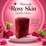 Instant Glow Beetroot Brightening Soap | Natural Skin Brightening & Rosy Glow | Deep Nourishing Daily Face & Body Soap