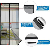 Magnetic Mosquito Mesh Door Net – Hands-Free Automatic Closing Insect Screen