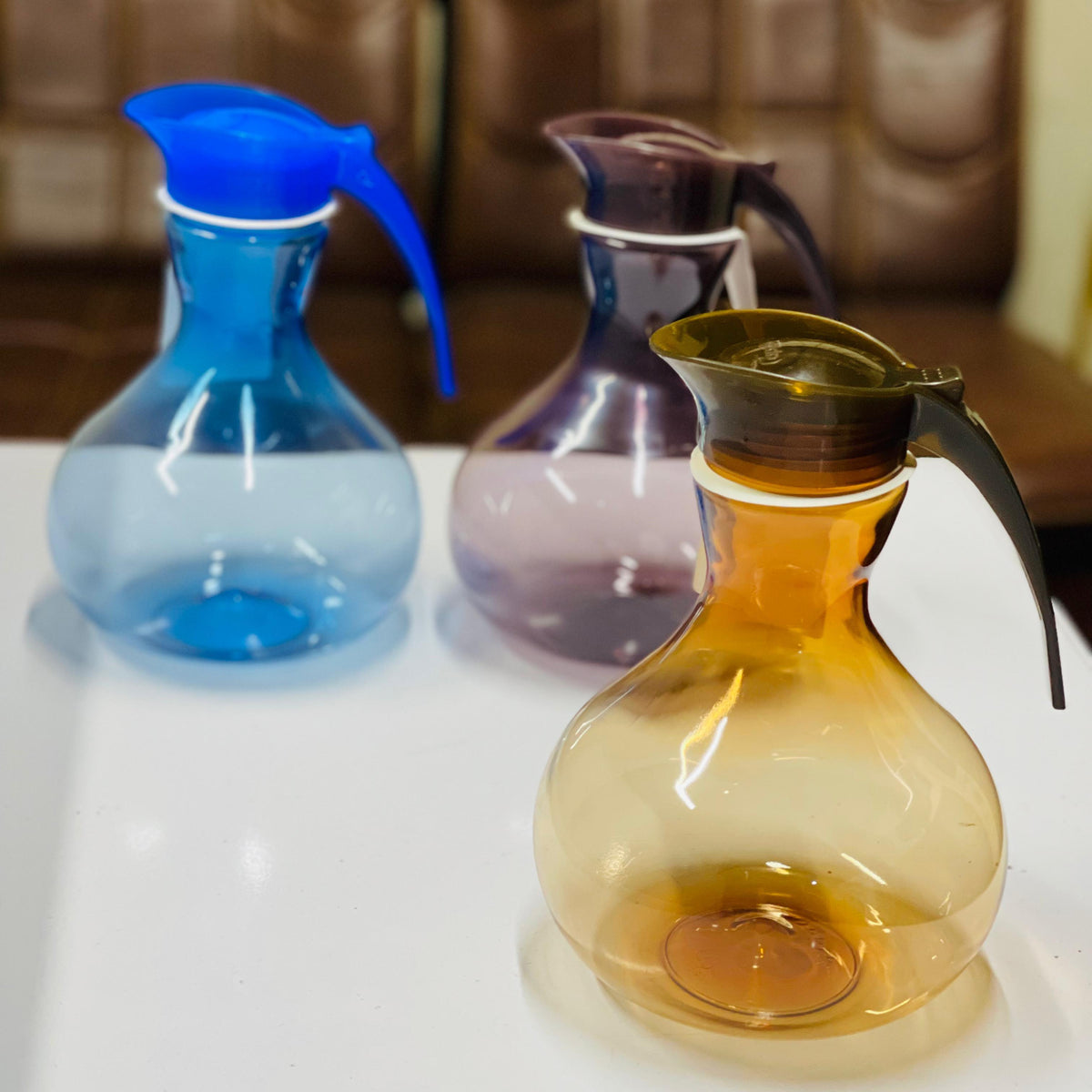 Plastic Shahi Jug Premium Quality Plastic Jug – Royal Design | Large storage jug  | Unique Crystal Shahi Jug (1.75 L)