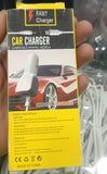 Fast Car Charger High Speed Charging Accessory For Reliable Power Supply In Vehicle