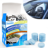 Car Windshield Washer Fluid Concentrate Tablets | Solid Effervescent Wiper Cleaning Tablets | 20-Tablets