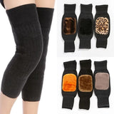 1 Pair Knee Warmer | Winter Warm Thermal Knee Warmers | Knee Protector - Without Belt (Random Color)