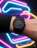 Professional Black Arabic Aura Watch With Eastern Arabic Numerals And Date Elegant Durable Stylish Unique And Modern (Without Box)