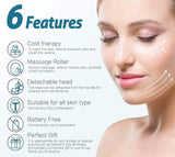 MARZAHAR Ice Roller For Face & Eye Puffiness Relief, Cold Gel Ice Face Roller Massager - Ice Roller Cool Roller For Face Eye Body Facial Shaping Anti Wrinkle Ice Roller Massager Smooth Skin ( Random Color )