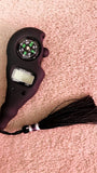 Digital Counter With Qibla Compass And Rotating Prayer Beads Portable Finger Tasbeeh Japa (Random Color)