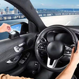 Portable Car Ashtray Door Mounted Smokeless Ash Tray With Lid Auto Truck Trash Bin Garbage Can Stainless Steel Liner Accessory
