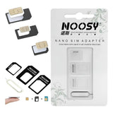 Noosy 4-In-1 SIM Card Adapter Kit - Electronic Accessory Designed For SIM Conversion And Mobile Device Connectivity Routine