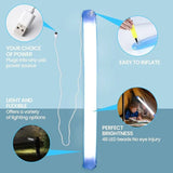 Foldable Inflatable LED Camping Light With Magnetic Base & Storage Pouch