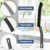 2 PCS Hard Bristle Crevice Cleaning Brush | Multi-Purpose Gap Cleaning Tool For Kitchen, Bathroom, Tiles & Window Tracks