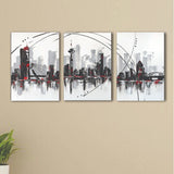 Set Of 3 Premium Wall Art Photo Tiles – Modern Home Decor Sets 8x11