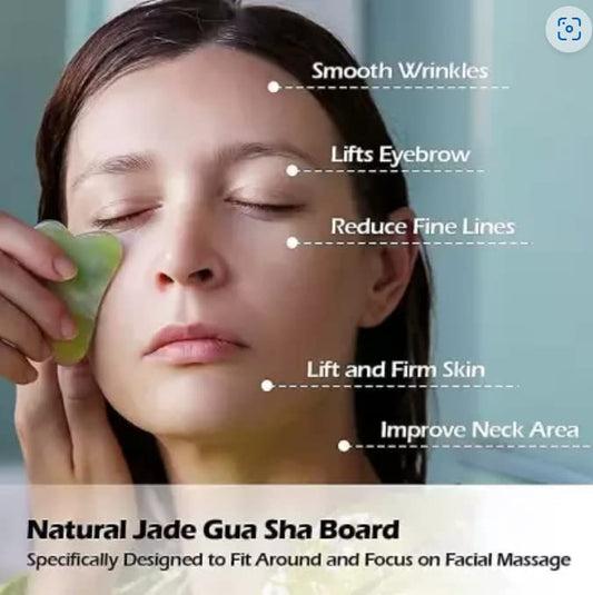 Flawless Jade Roller With Stone (Marble) | Facial Roller Manual Massage For Women