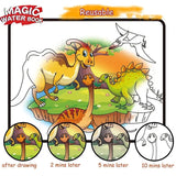 Magical Drawing Books With Pen, Water Reveal Activity Book For Kid  (random Design Books)