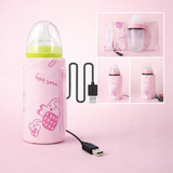 USB Portable Travel Milk Warmer Bag Cycle Constant Temperature Smart Feeding Bottle Heating Cover
