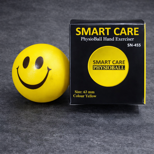 Smart Care PhysioBall Hand Exerciser Stress Relief Ball – Yellow