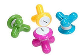 Mimo Mini Hand Electric Body Massager / Mini Handy Full Body Massager Machine Portable Handled (Random Color) (3 AA Cell But Not Include)