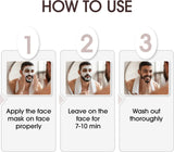 Niconi Men Enzyme De-Tan Pack For Face & Body | Professional Tan Removal & Skin Brightening | 150ml