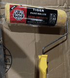 Tiger Professional Paint Roller – 9-Inch Semi-Smooth Roller With Handle – Heavy-Duty Wall Painting Tool For Rough & Smooth Surfaces – DIY & Contractor Grade