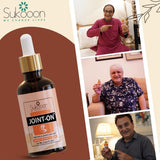 Sukoon Joint On Essential Oil Blend 30ML – Natural Pain Relief For Joints, Back, Knee, Arthritis, Strains & Sprains