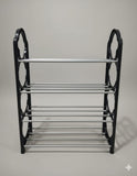 4 Layer Multipurpose Metal Shelf Rack 🗄️ | Space Saving Storage Organizer For Kitchen, Living & Study Room ✨