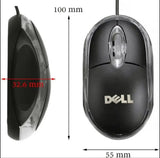 Dell USB Wired Mouse – Smooth & Reliable Optical Tracking For Laptops And Desktop PCs
