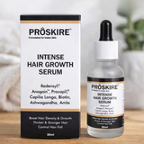 Proskire Intense Hair Growth Serum – Redensyl, Procapil, Biotin Hair Fall Control Serum - 30ml