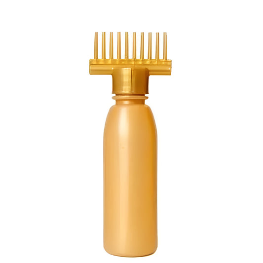 (Pack Of 20) Hair Dye Bottle | Hair Oil Applicator Bottle, Root Oiling Comb Bottle For Hair Coloring, Shampoo, Oiling, Dye, And Scalp Treatment For Home & Commercial ( Empty Bottle)