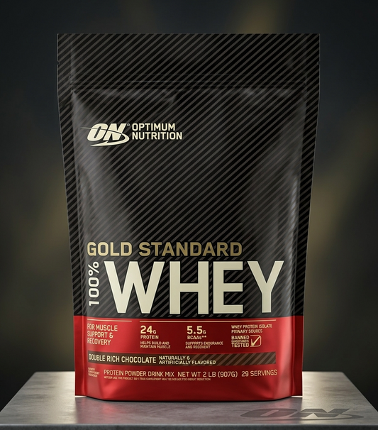 Optimum Nutrition Gold Standard 100% Whey Protein Powder 2LB – Premium Whey Blend For Muscle Recovery & Lean Muscle Support
