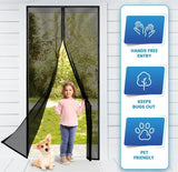 Magnetic Mosquito Mesh Door Net – Hands-Free Automatic Closing Insect Screen