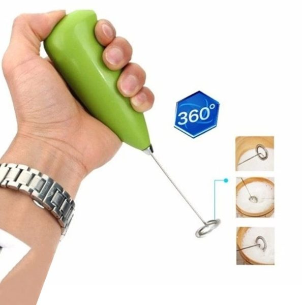 Electric Egg Beater Coffee Beater Milk Drink Coffee Whisk Mixer Foamer Mini Handle Stirrer Practical Cooking Tool Kitchen Mini Whisk