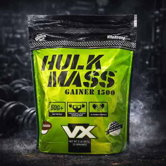 VitaXtrong VX Hulk Mass Gainer 1500 Dietary Supplement Heavy Weight Builder – 2 LBS (907g)